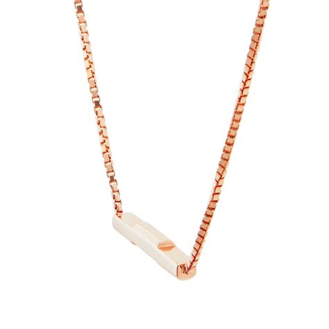 gucci links to love|Gucci loved necklace.